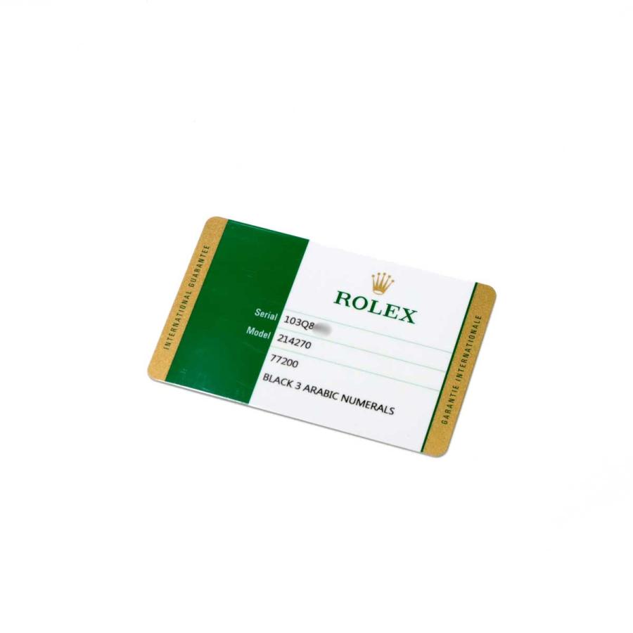 ロレックス ROLEX エクスプローラ1 214270 ランダム ルーレット メンズ 腕時計 ブラック 自動巻き ウォッチ Explorer I 90196084｜purpose-inc｜02