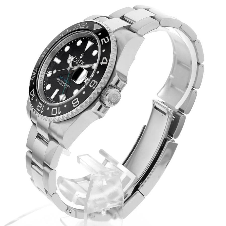 ロレックス GMTマスターII 116710LN ブラック ランダム番 中古 メンズ 腕時計 ローン60回払い無金利 返品OK｜ginzarasin｜02